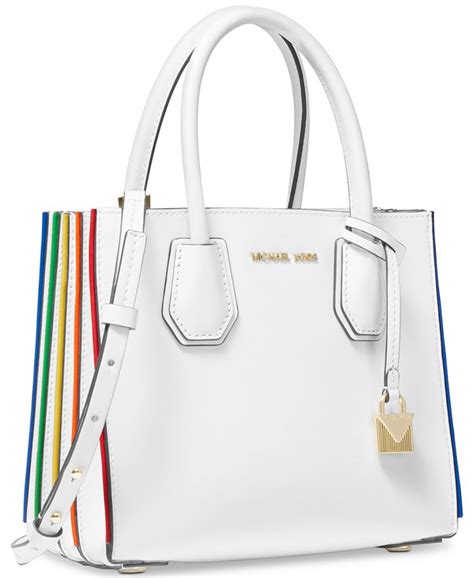 michael kors rainbow trim|Michael Michael Kors Mercer Rainbow Trim Leather Crossbody .